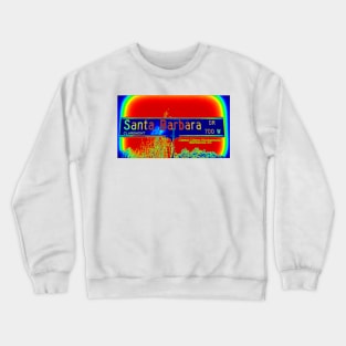 Santa Barbara Drive, Claremont, California by Mistah Wilson Crewneck Sweatshirt